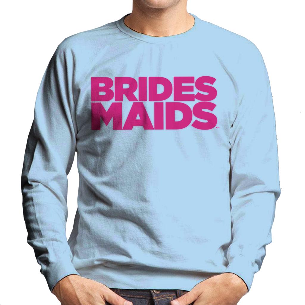 Bridesmaids Pink Theatrical Logo Men's Sweatshirt-ALL + EVERY