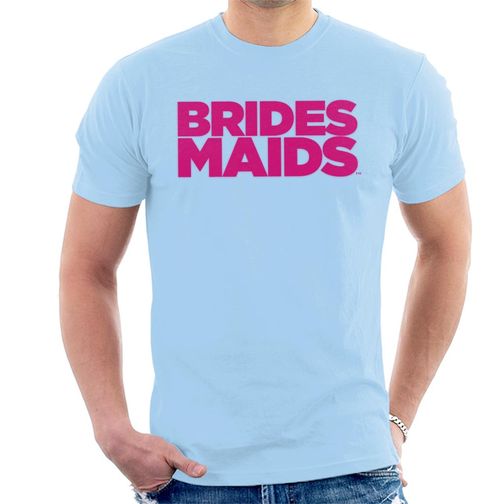 Bridesmaids Pink Theatrical Logo Men's T-Shirt-ALL + EVERY