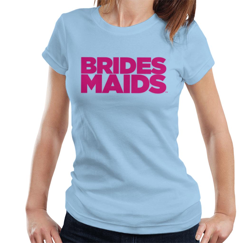 Bridesmaids Pink Theatrical Logo Women's T-Shirt-ALL + EVERY