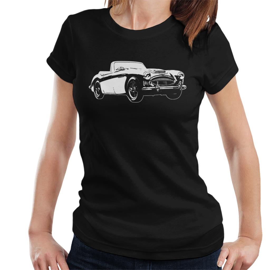 Austin Healey 3000 British Motor Heritage Women's T-Shirt-ALL + EVERY