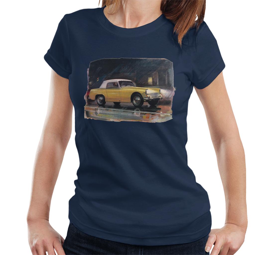 Austin Healey Yellow British Motor Heritage Women's T-Shirt-ALL + EVERY