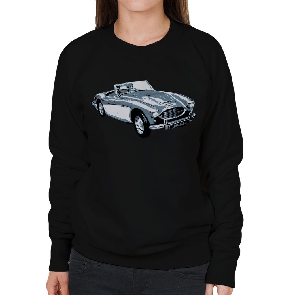 Austin Healey 100 Six British Motor Heritage Women's Sweatshirt-ALL + EVERY