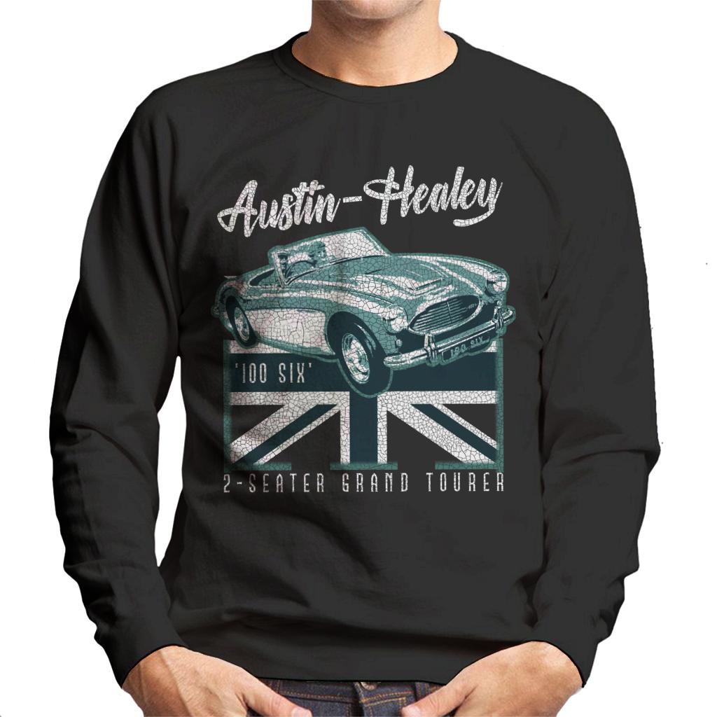 Austin Healey 2 Seater Grand Tourer British Motor Heritage Men's Sweatshirt-ALL + EVERY