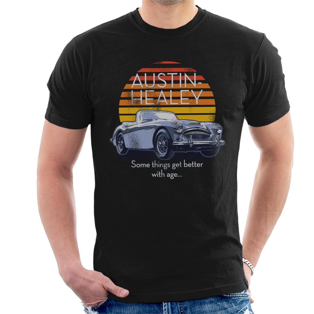 Austin Healey Some Things Get Better With Age British Motor Heritage Men's T-Shirt-ALL + EVERY