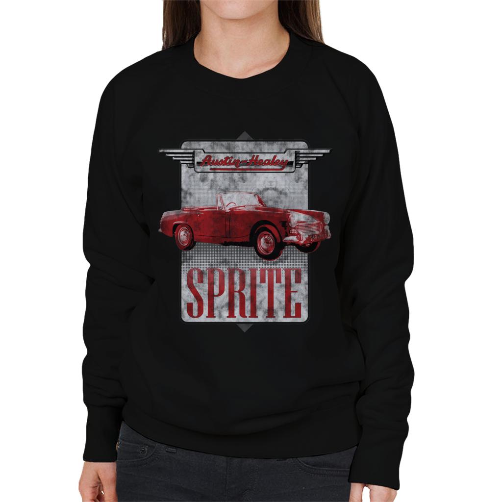 Austin Healey Sprite British Motor Heritage Women's Sweatshirt-ALL + EVERY