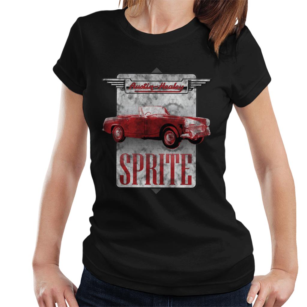 Austin Healey Sprite British Motor Heritage Women's T-Shirt-ALL + EVERY