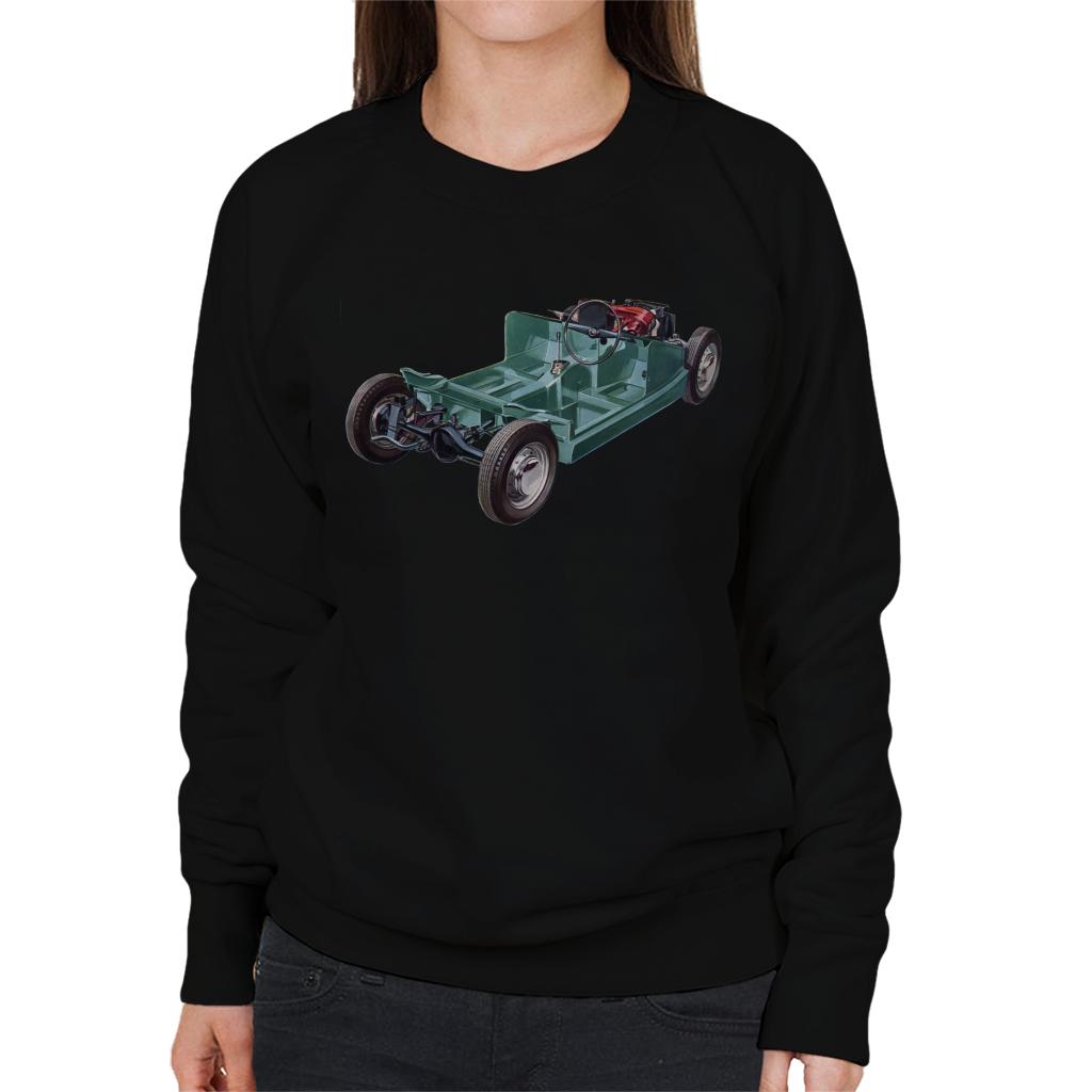 Austin Healey Sprite Mark II British Motor Heritage Women's Sweatshirt-ALL + EVERY