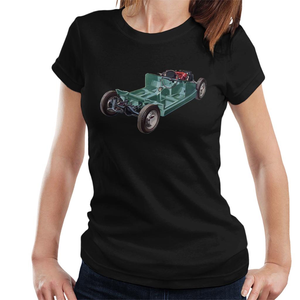 Austin Healey Sprite Mark II British Motor Heritage Women's T-Shirt-ALL + EVERY