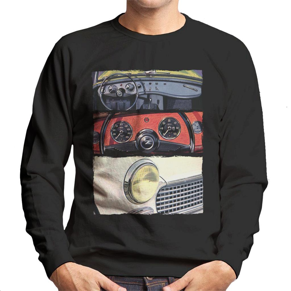 Austin Healey Montage British Motor Heritage Men's Sweatshirt-ALL + EVERY