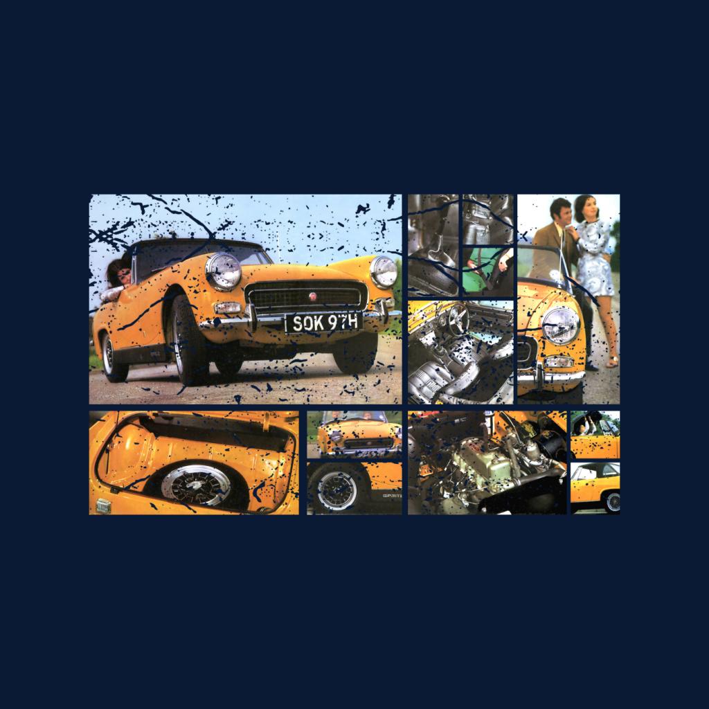 Austin Healey Sprite Mark IV Montage British Motor Heritage Women's Sweatshirt-ALL + EVERY
