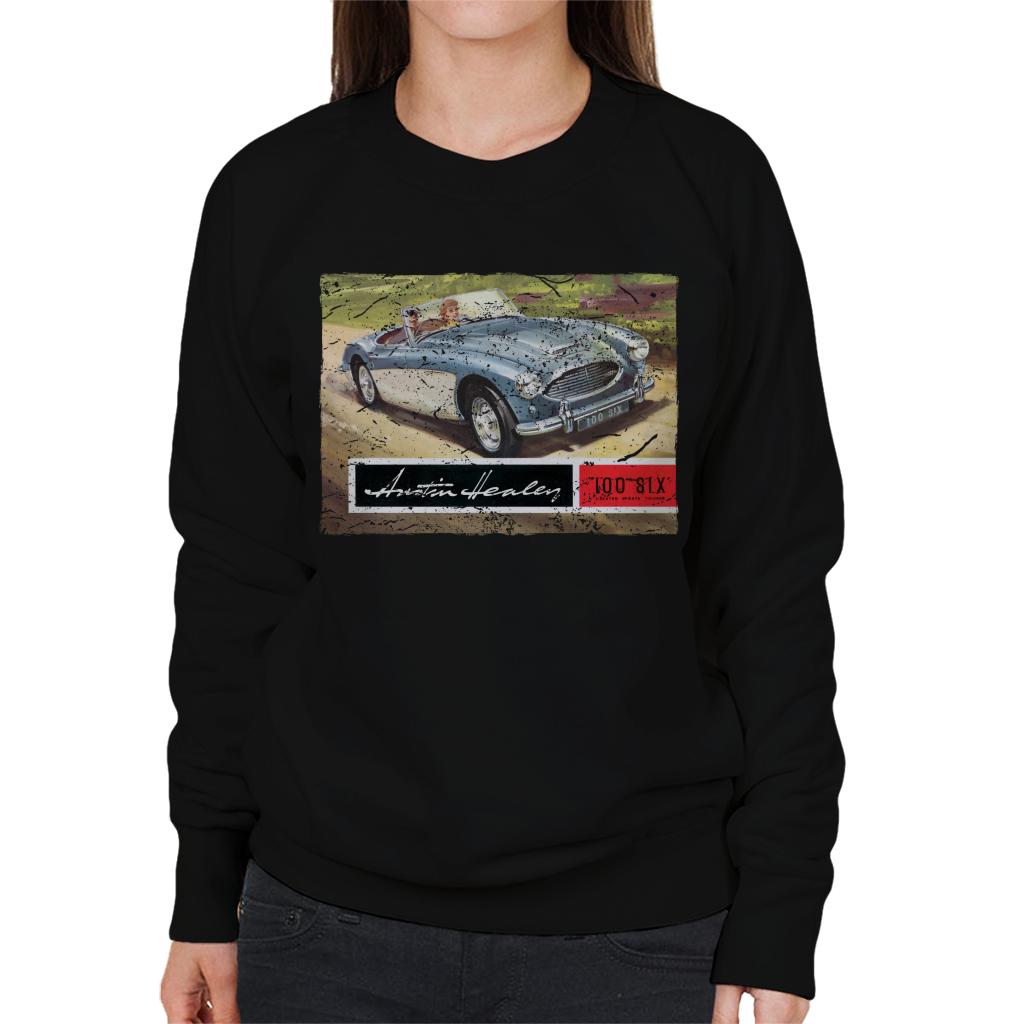 Austin Healey Country Road British Motor Heritage Women's Sweatshirt-ALL + EVERY