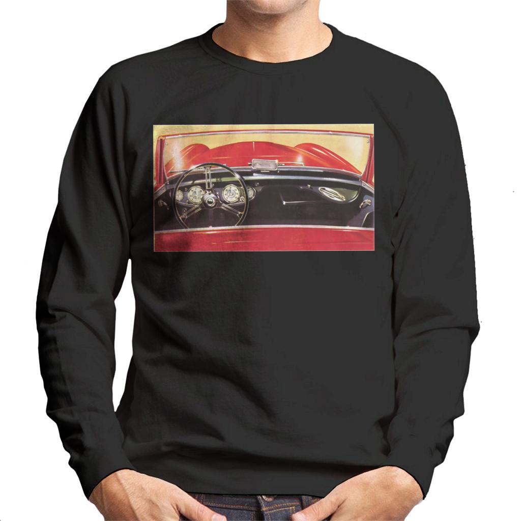 Austin Healey Drivers Seat British Motor Heritage Men's Sweatshirt-ALL + EVERY