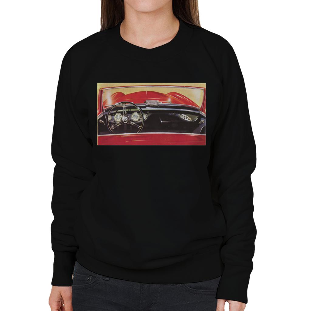 Austin Healey Drivers Seat British Motor Heritage Women's Sweatshirt-ALL + EVERY