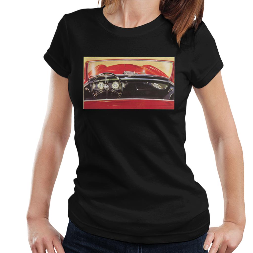 Austin Healey Drivers Seat British Motor Heritage Women's T-Shirt-ALL + EVERY