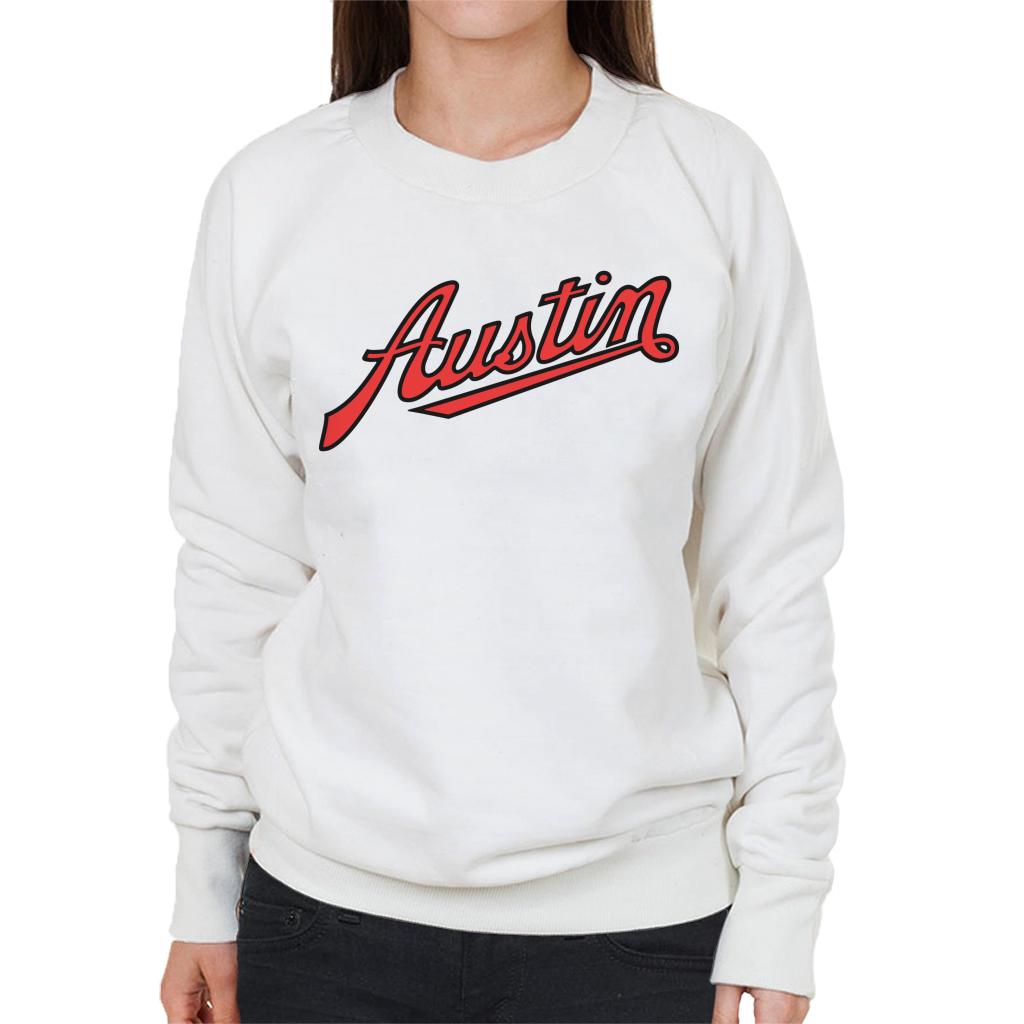 Austin Logo British Motor Heritage Women's Sweatshirt-ALL + EVERY