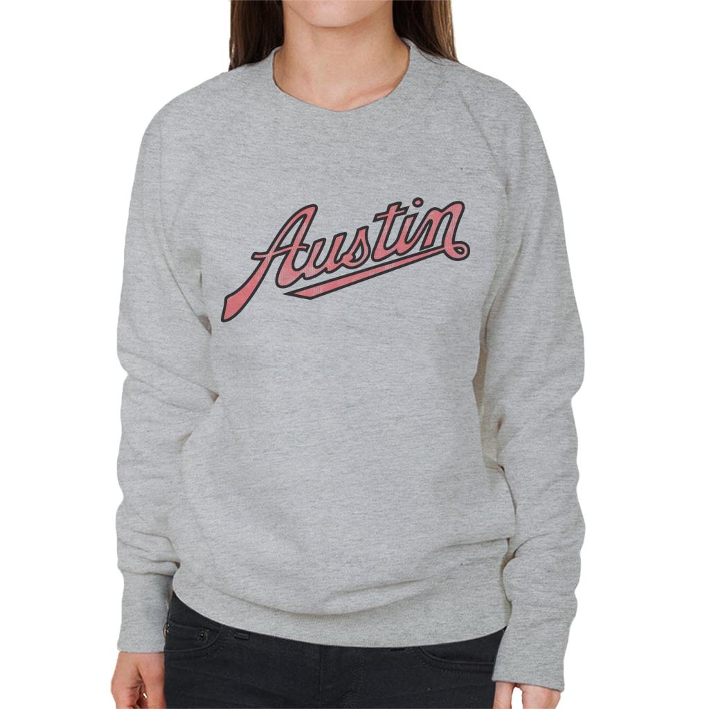 Austin Vintage Logo British Motor Heritage Women's Sweatshirt-ALL + EVERY