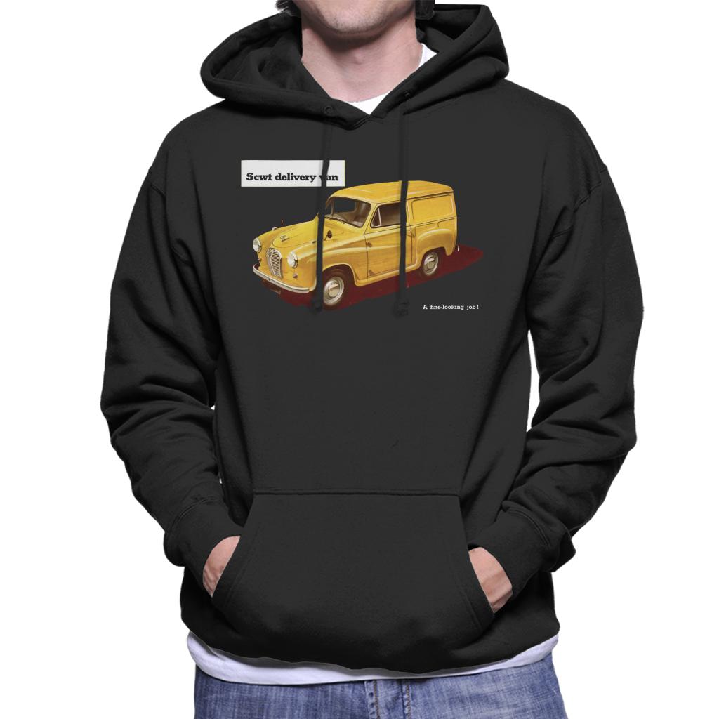 Austin 5cwt Delivery Van British Motor Heritage Men's Hooded Sweatshirt-ALL + EVERY