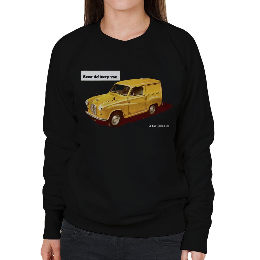 Austin 5cwt Delivery Van British Motor Heritage Women's Sweatshirt-ALL + EVERY