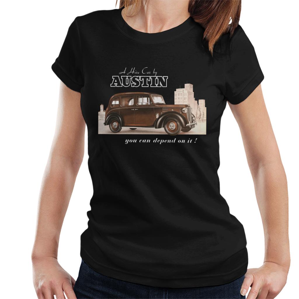 Austin You Can Depend On It British Motor Heritage Women's T-Shirt-ALL + EVERY