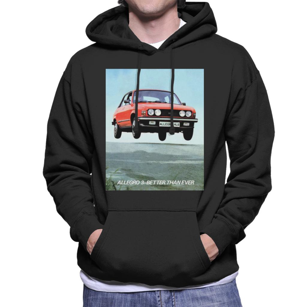 Austin Allegro 3 Better Than Ever British Motor Heritage Men's Hooded Sweatshirt-ALL + EVERY