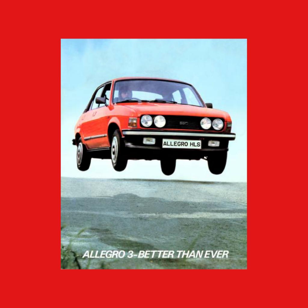 Austin Allegro 3 Better Than Ever British Motor Heritage Men's Hooded Sweatshirt-ALL + EVERY