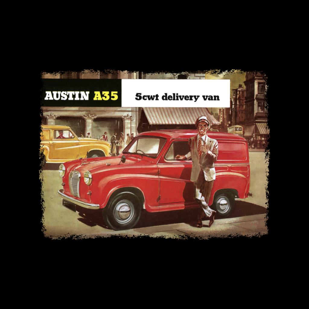 Austin A35 5cwt Delivery Van British Motor Heritage Women's Hooded Sweatshirt-ALL + EVERY