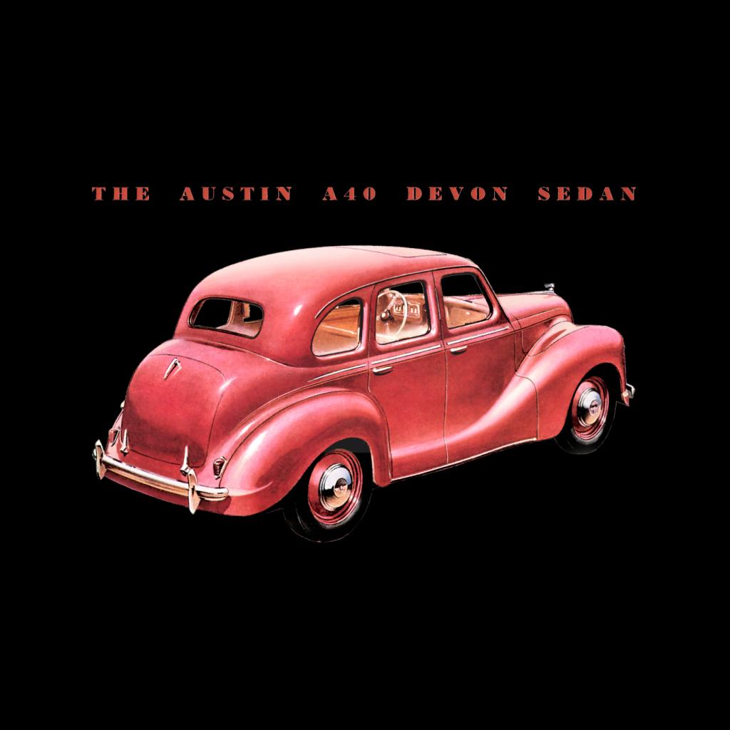 Austin A40 Devon Sedan British Motor Heritage Women's Sweatshirt-ALL + EVERY