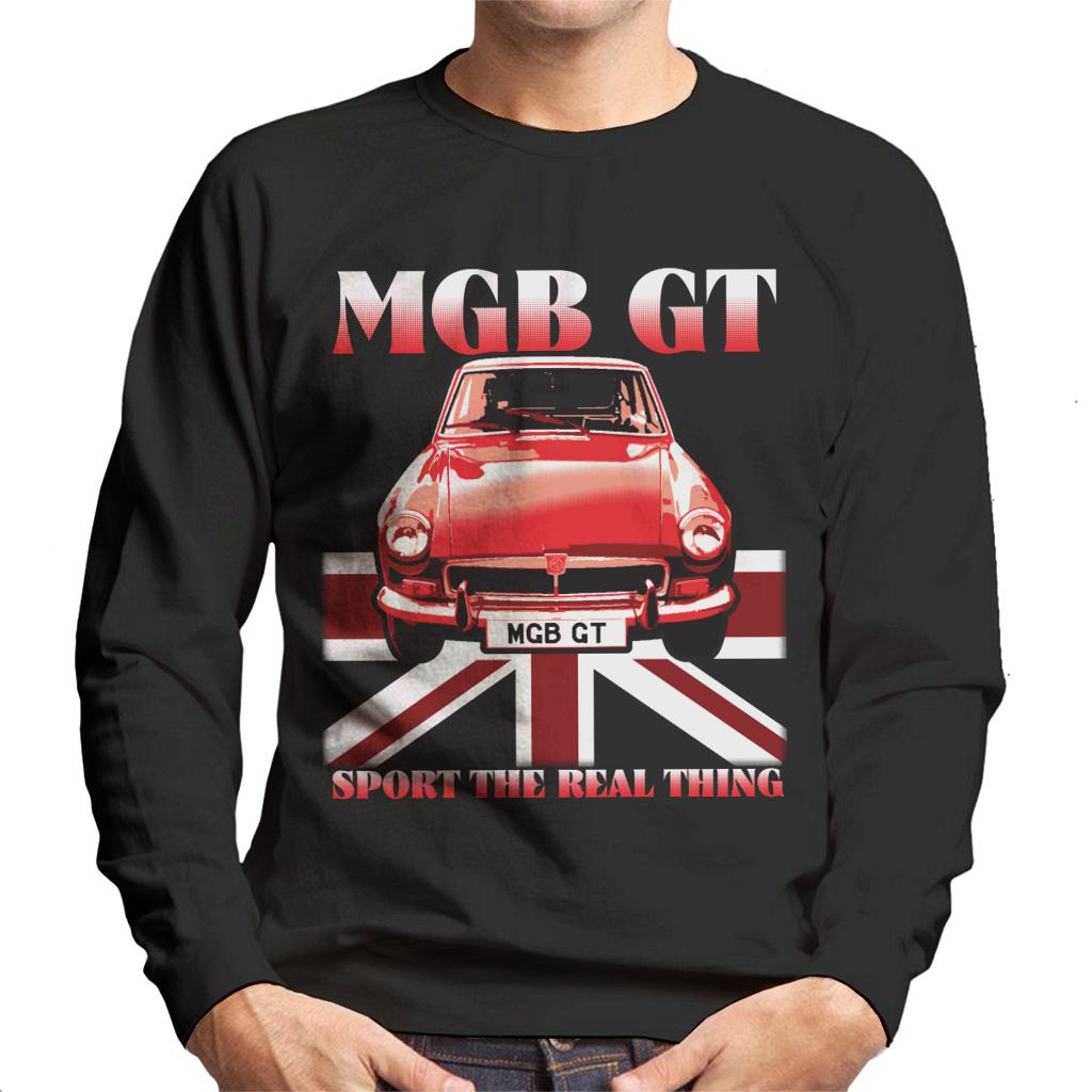 MG GT Sport The Real Thing British Motor Heritage Men's Sweatshirt-ALL + EVERY