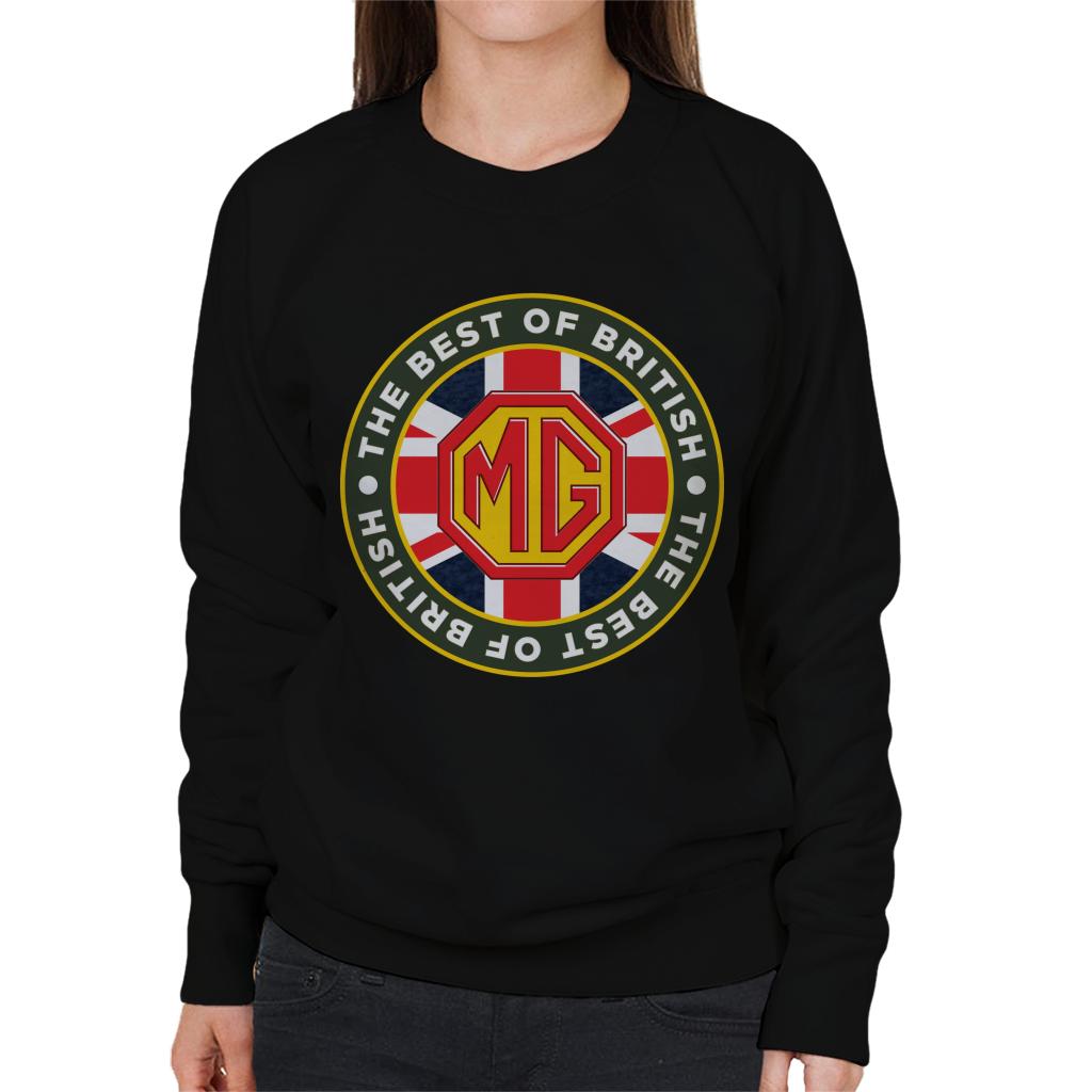 MG The Best Of British Motor Heritage Women's Sweatshirt-ALL + EVERY