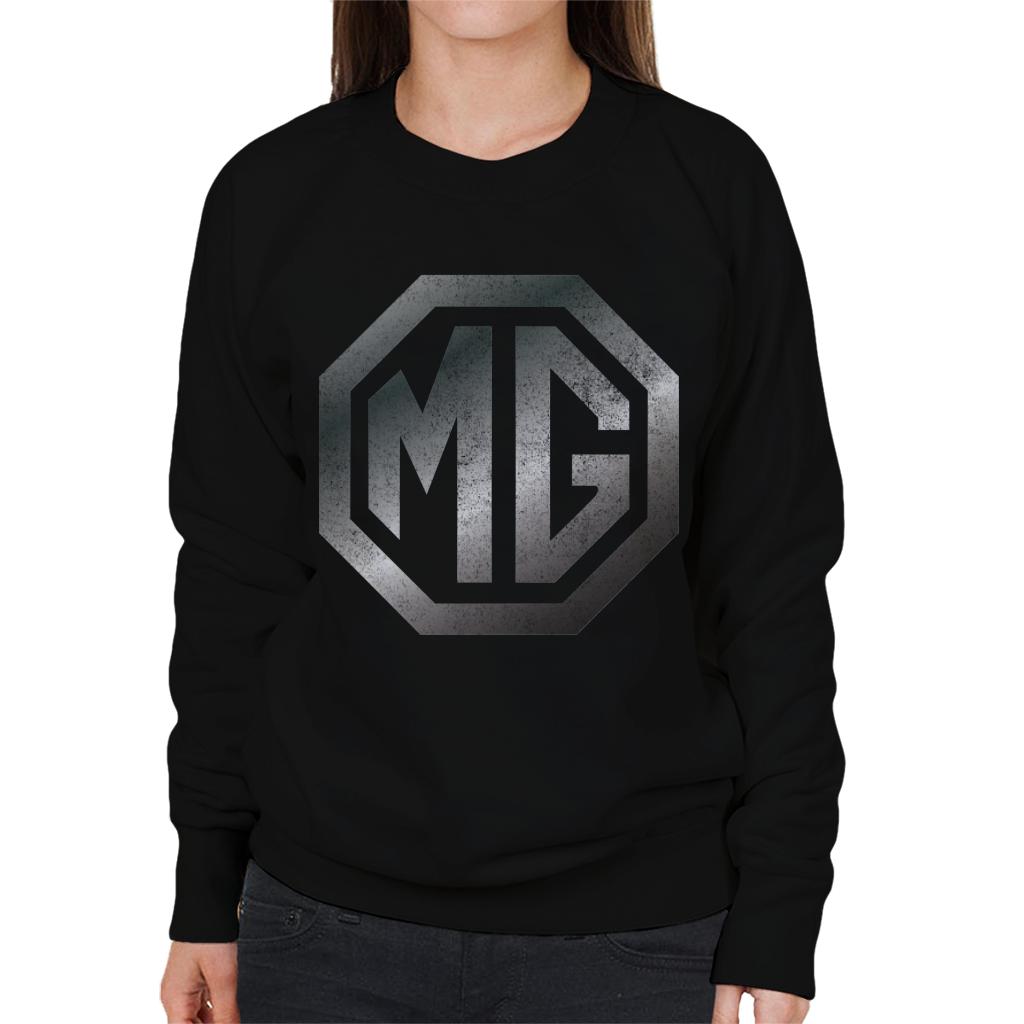 MG Chrome Logo British Motor Heritage Women's Sweatshirt-ALL + EVERY