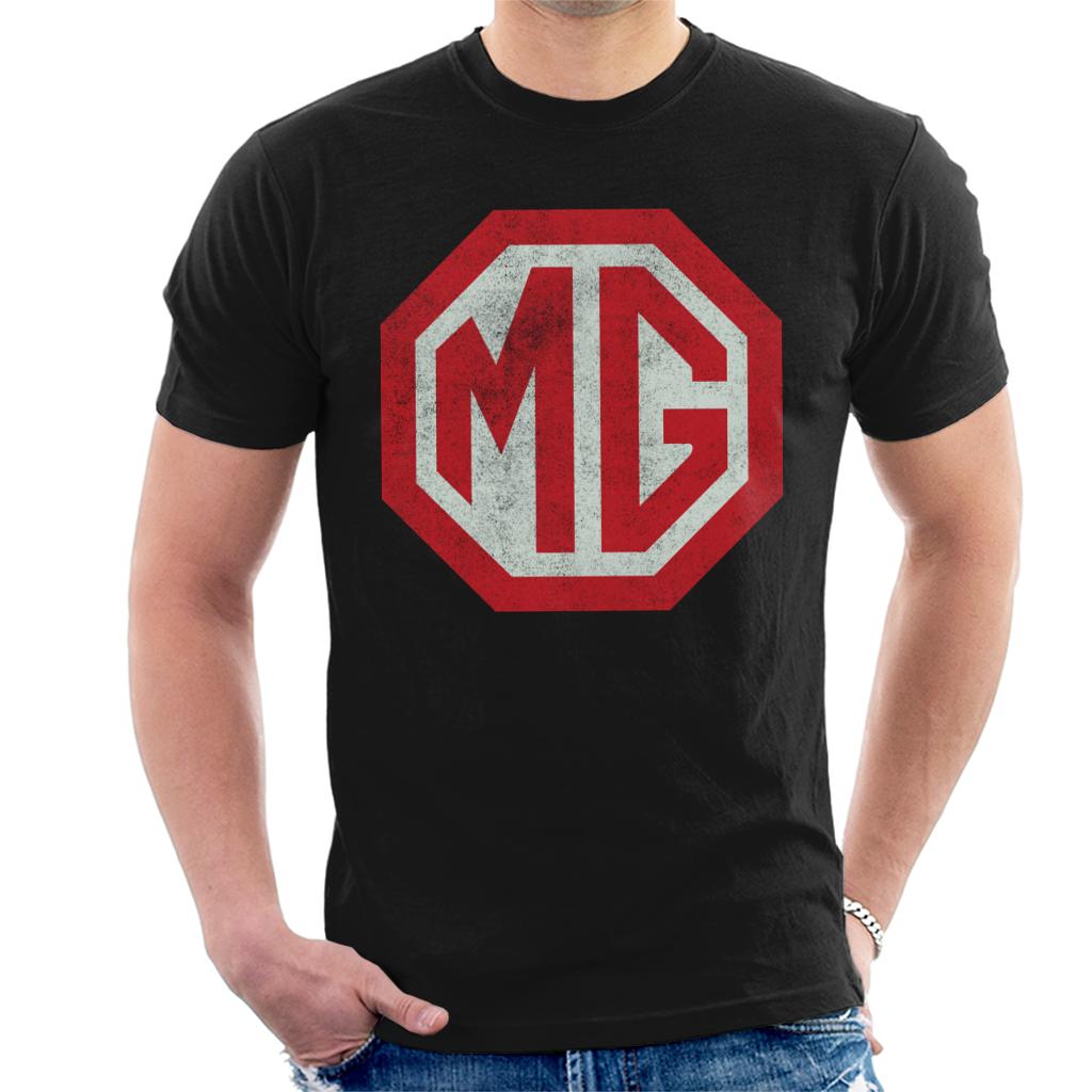 MG Classic Logo British Motor Heritage Men's T-Shirt-ALL + EVERY