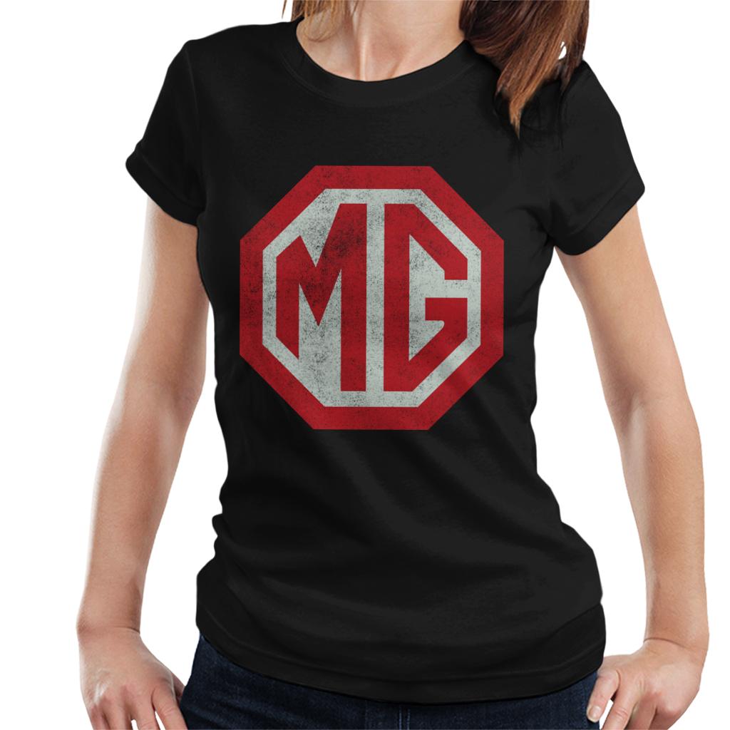 MG Classic Logo British Motor Heritage Women's T-Shirt-ALL + EVERY