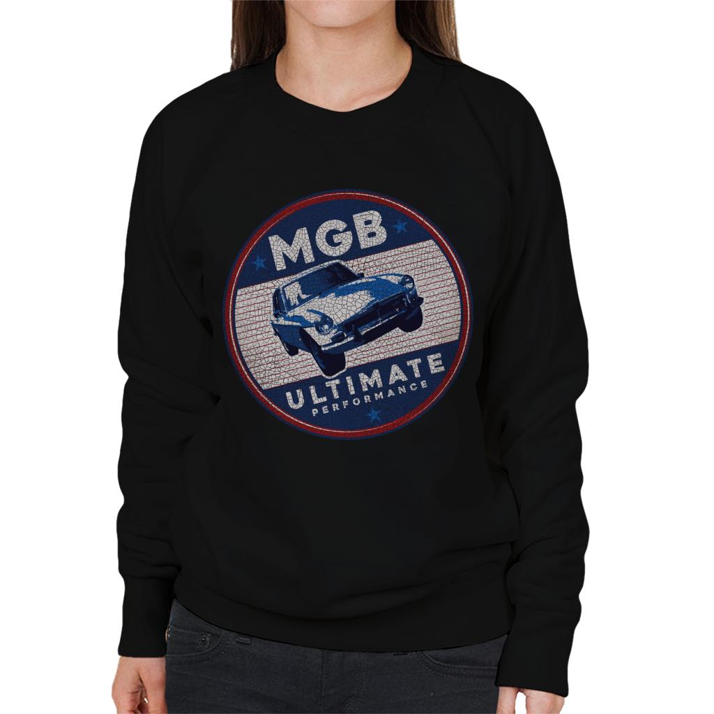 MG B Ultimate Performance British Motor Heritage Women's Sweatshirt-ALL + EVERY