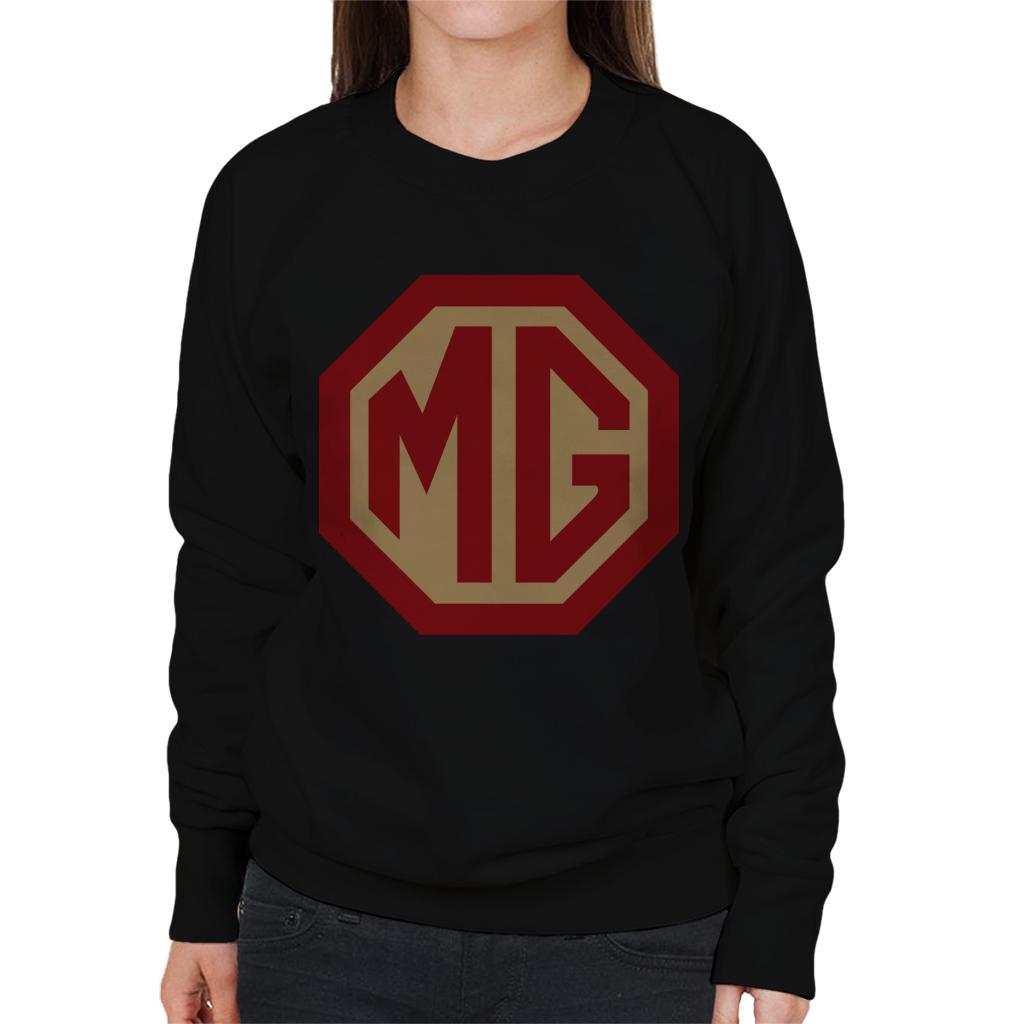 MG Red And Gold Logo British Motor Heritage Women's Sweatshirt-ALL + EVERY