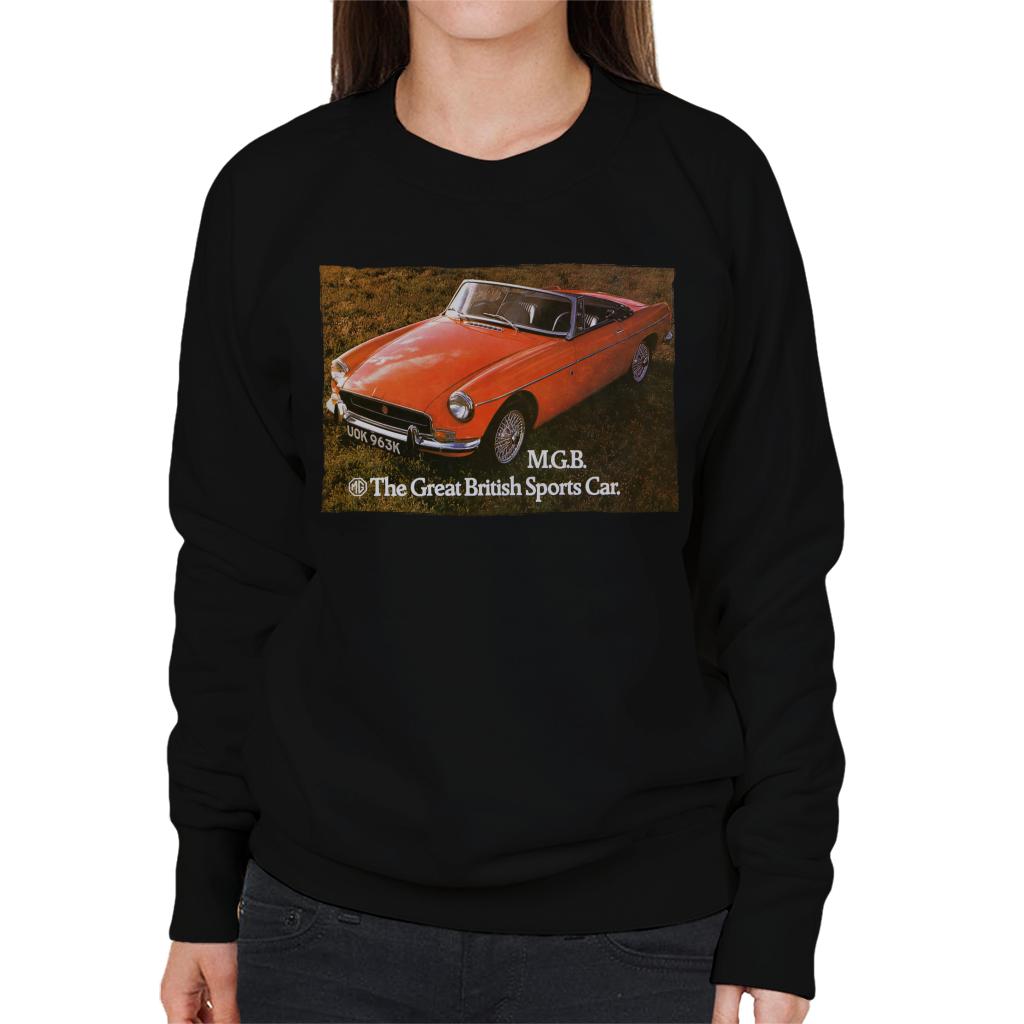 MG The Great British Sports Car British Motor Heritage Women's Sweatshirt-ALL + EVERY