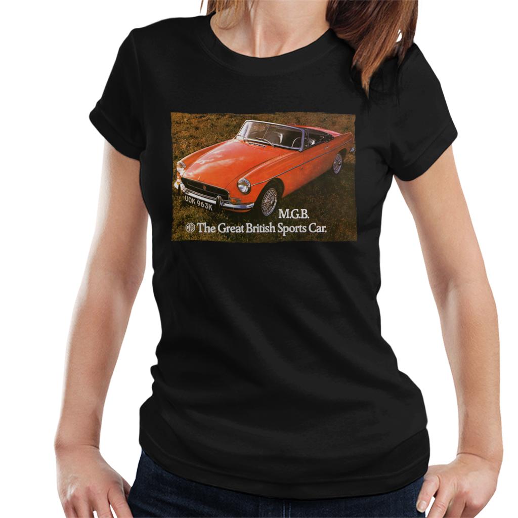 MG The Great British Sports Car British Motor Heritage Women's T-Shirt-ALL + EVERY