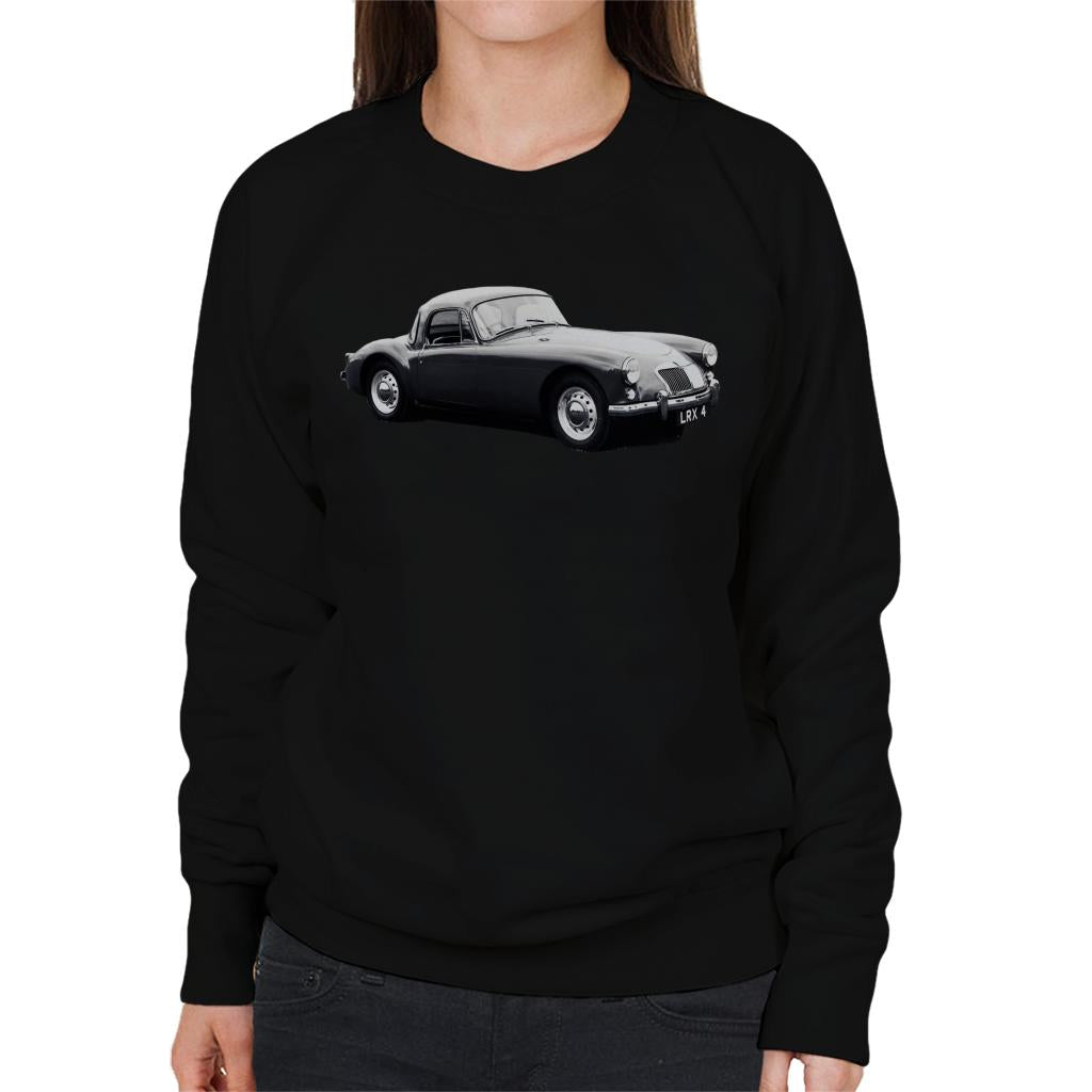 MG Side View British Motor Heritage Women's Sweatshirt-ALL + EVERY