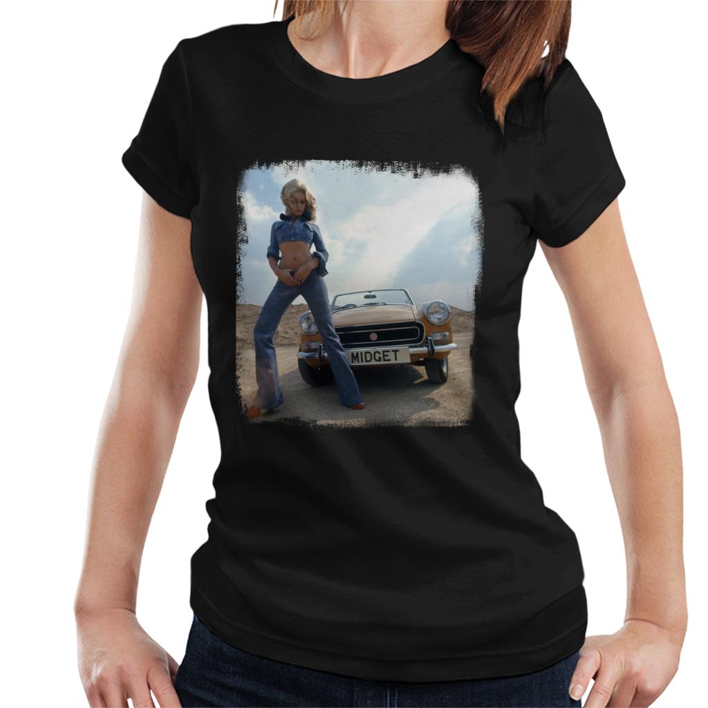 MG Midget British Motor Heritage Women's T-Shirt-ALL + EVERY