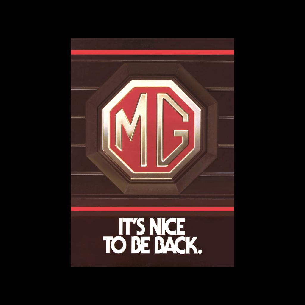 MG Its Nice To Be Back British Motor Heritage Women's T-Shirt-ALL + EVERY