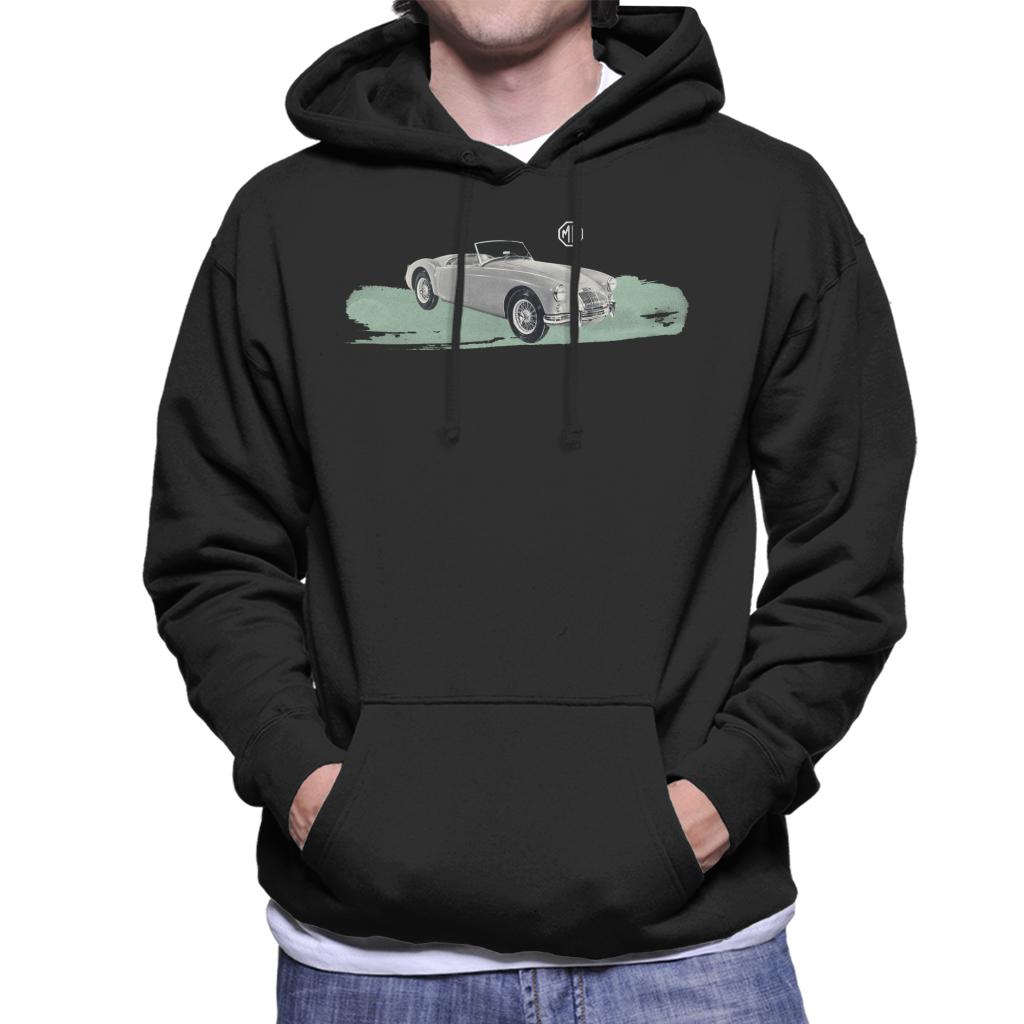 MG The Completely New MGA British Motor Heritage Men's Hooded Sweatshirt-ALL + EVERY