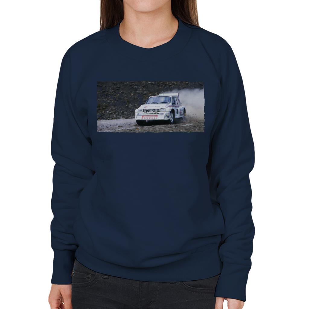 MG Metro 6R4 Drifting British Motor Heritage Women's Sweatshirt-ALL + EVERY