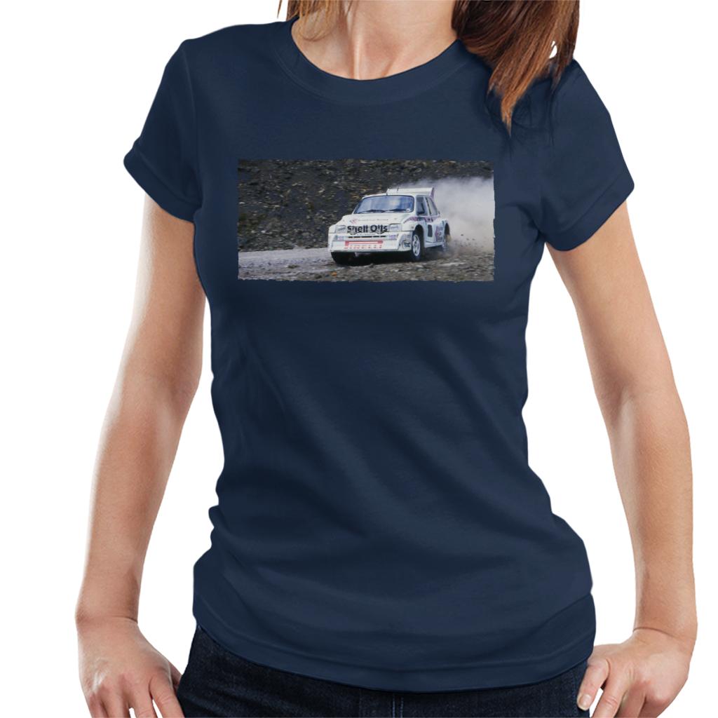 MG Metro 6R4 Drifting British Motor Heritage Women's T-Shirt-ALL + EVERY