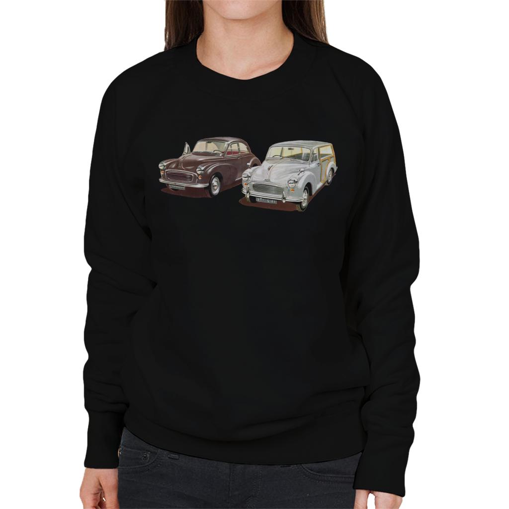 Morris Minor Classic British Motor Heritage Women's Sweatshirt-ALL + EVERY