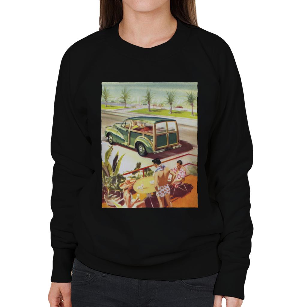 Morris Traveller Summer British Motor Heritage Women's Sweatshirt-ALL + EVERY