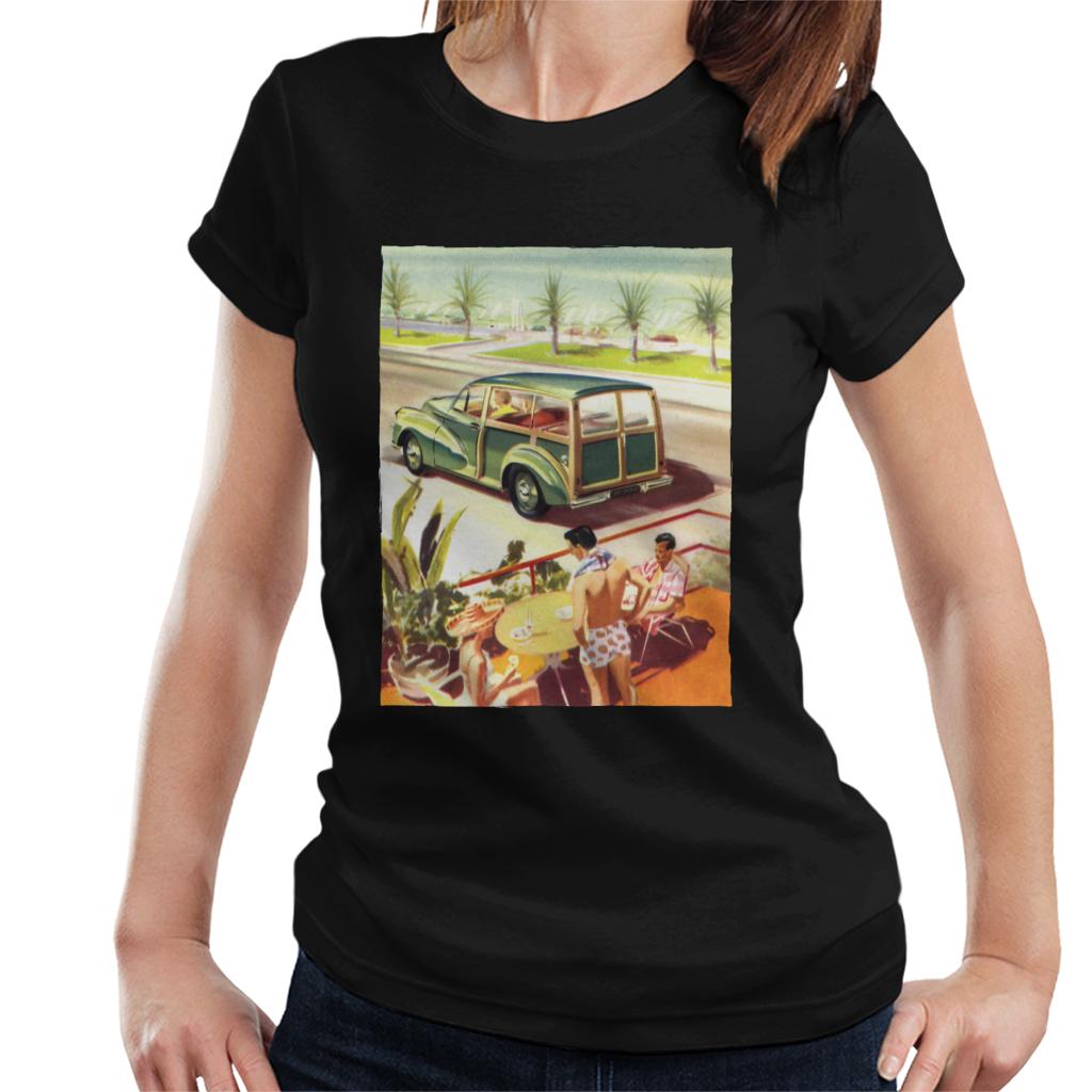 Morris Traveller Summer British Motor Heritage Women's T-Shirt-ALL + EVERY