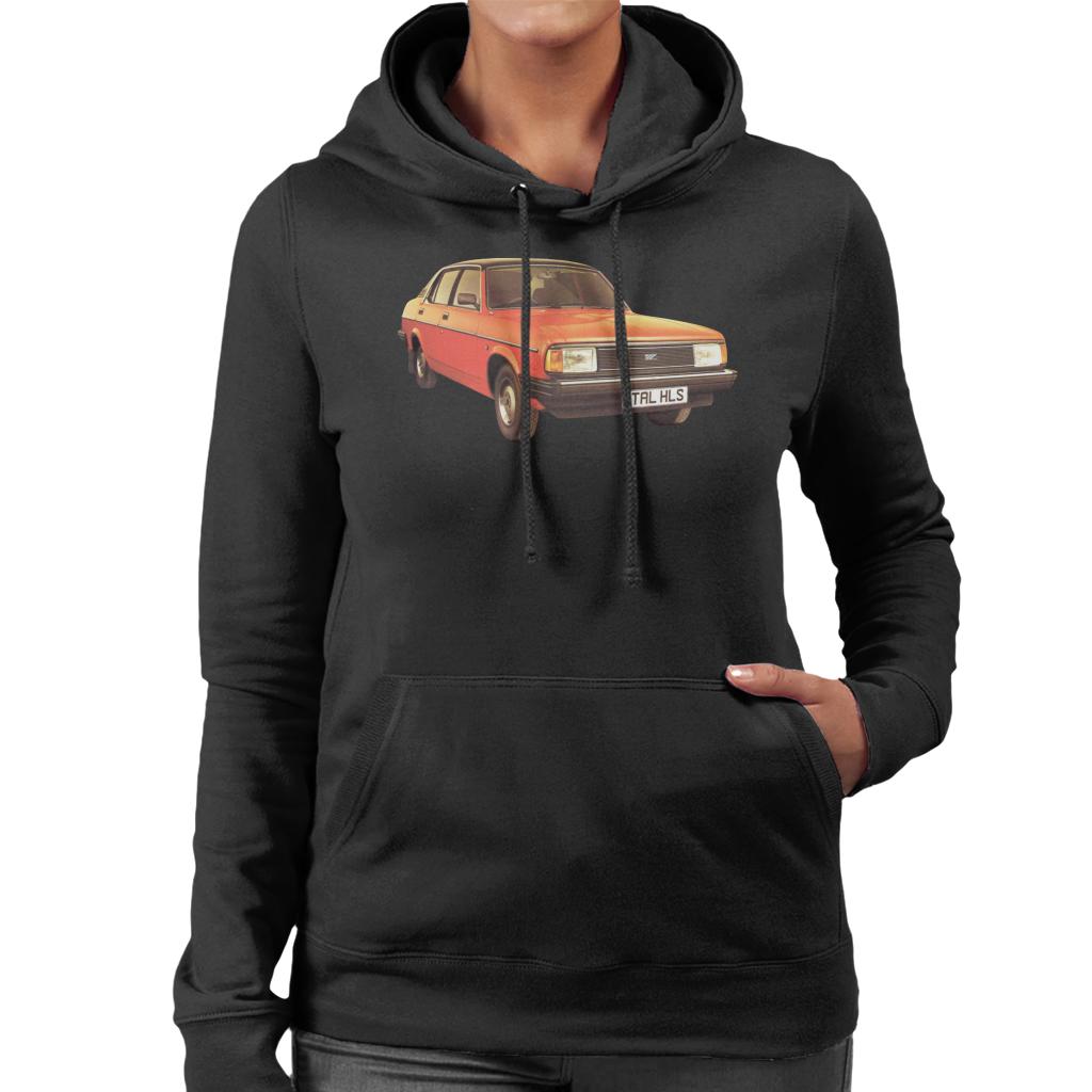 Morris Ital British Motor Heritage Women's Hooded Sweatshirt-ALL + EVERY