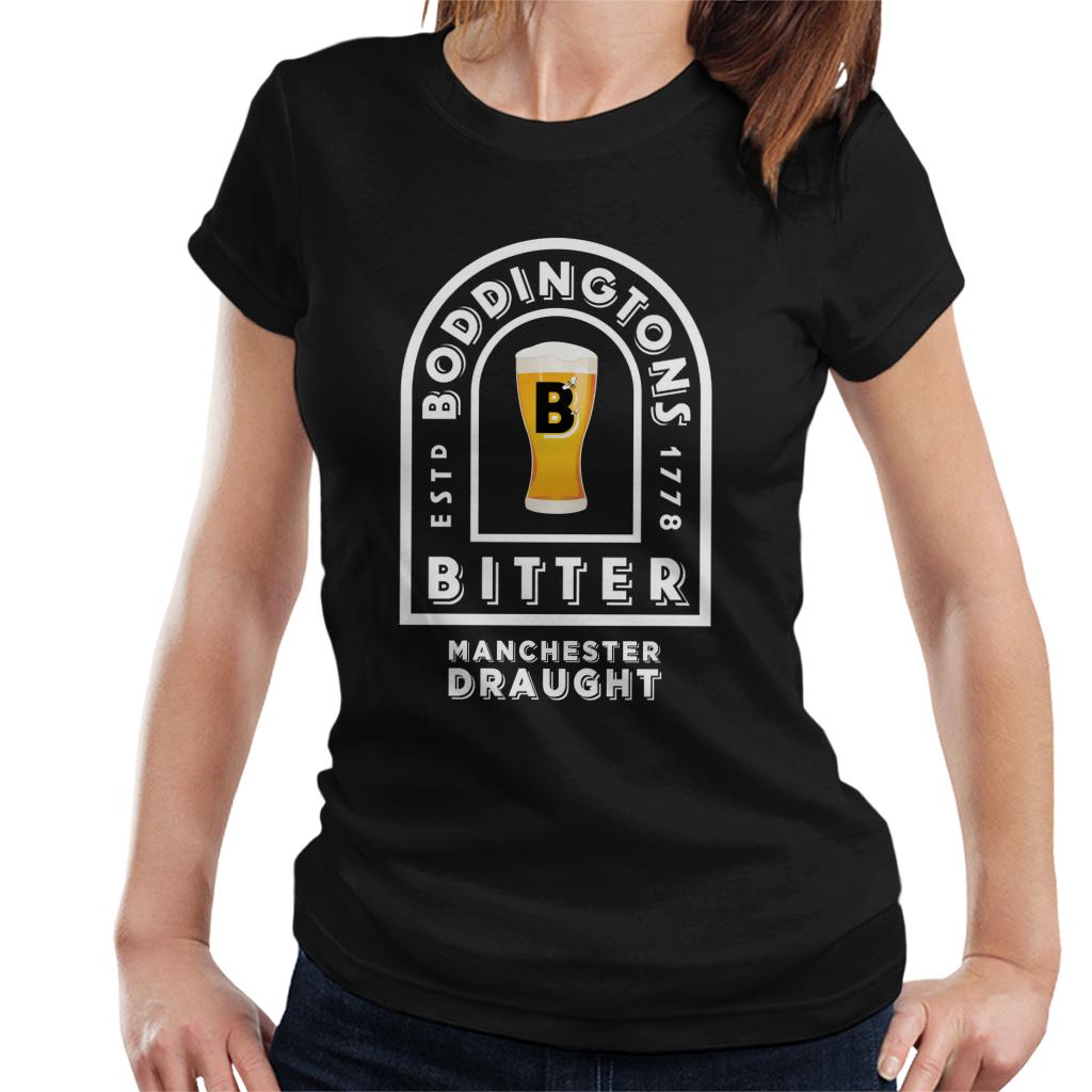 Boddingtons Bitter Manchester Draught Women's T-Shirt-ALL + EVERY