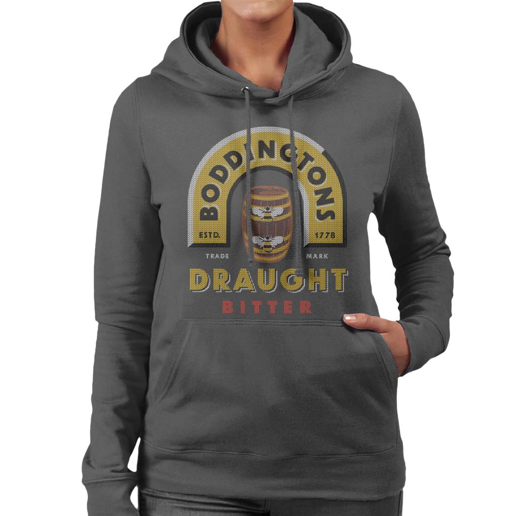 Boddingtons Christmas Draught Bitter Women's Hooded Sweatshirt-ALL + EVERY