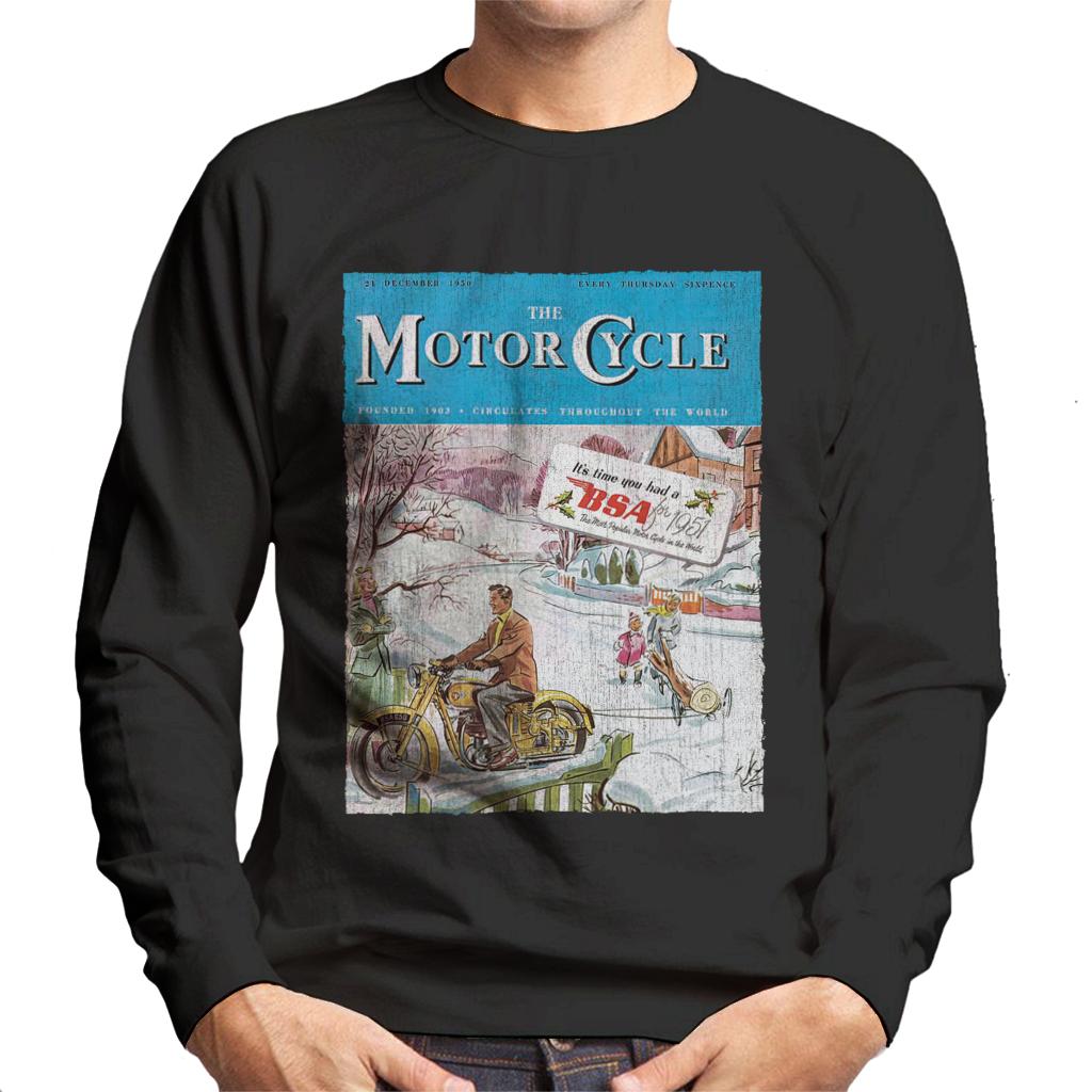 BSA The Motor Cycle Men's Sweatshirt-ALL + EVERY