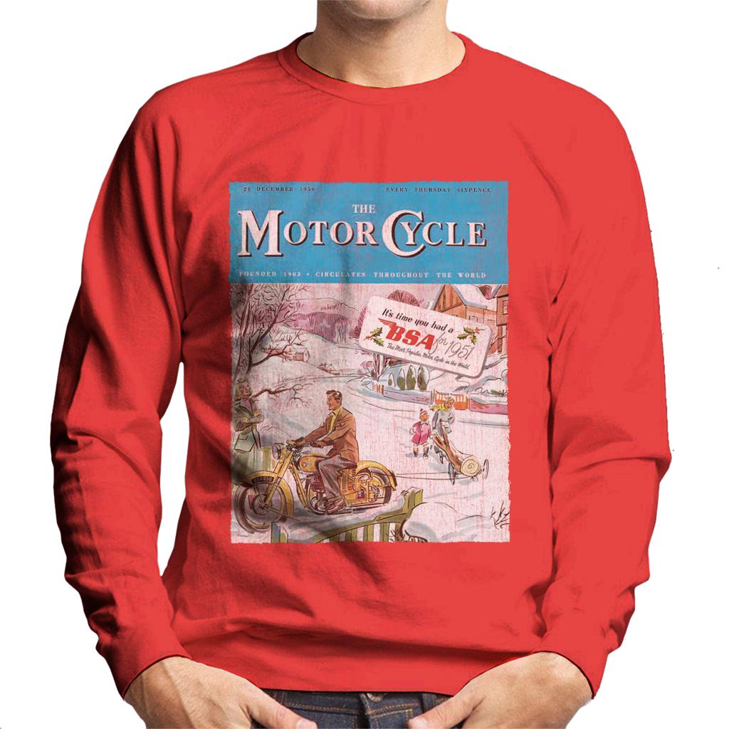 BSA The Motor Cycle Men's Sweatshirt-ALL + EVERY